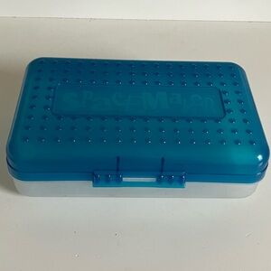 Vintage Blue SpaceMaker Storage Box